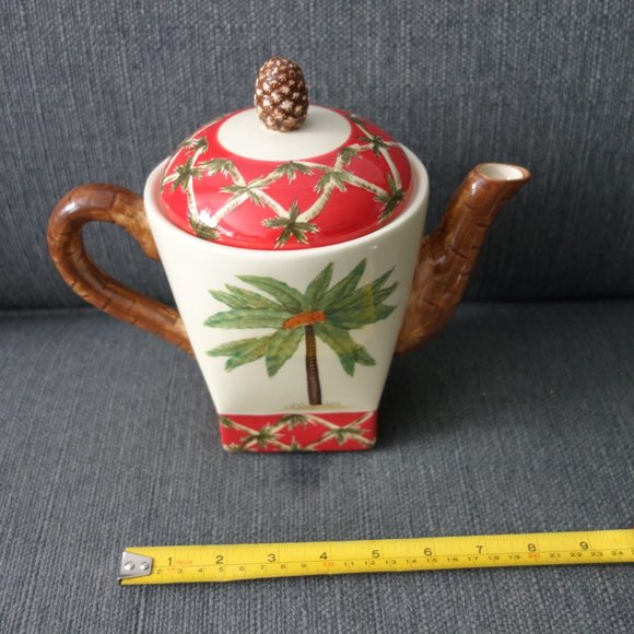 Handpainted Exclusive Pacific Rim China Tea Pot - Picture 14 of 16